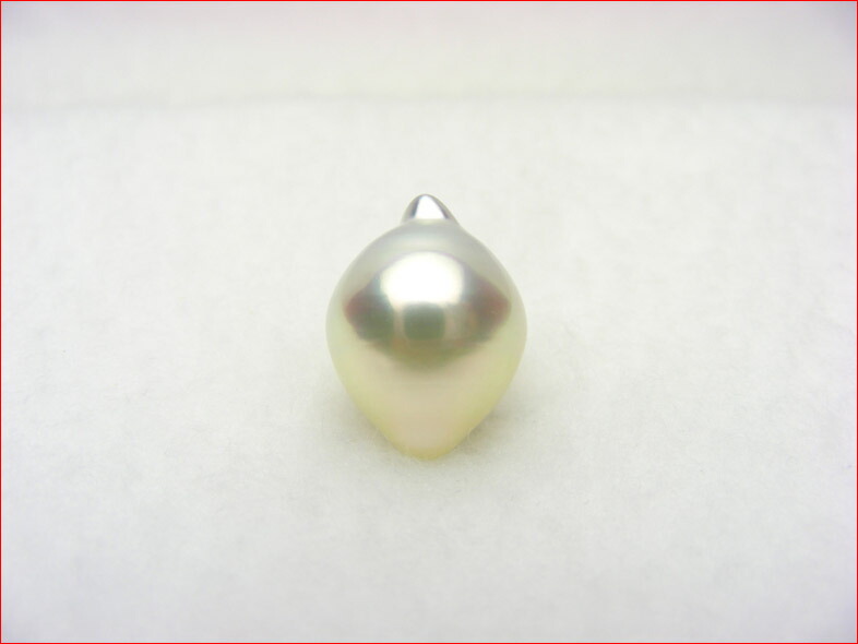 楽天市場】南洋パールルース ドロップシェイプ ナチュラルホワイト