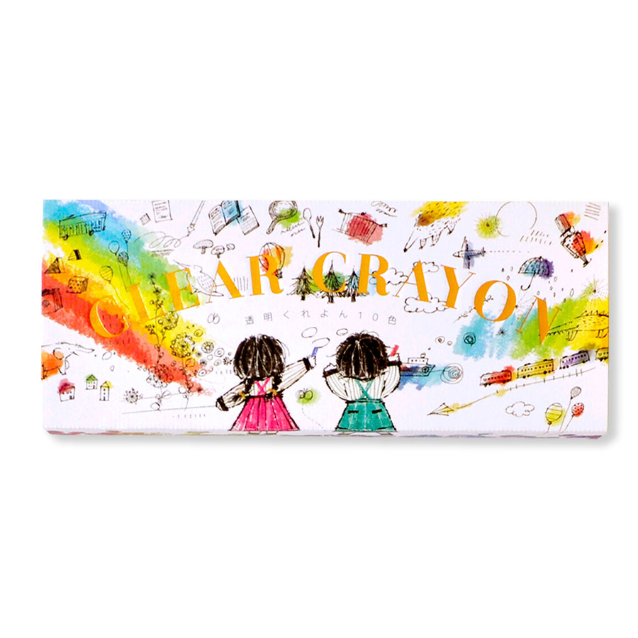 クレヨン くれよん 透明くれよん10色 文具 ギフト 女友達 男の子 お祝い 小学生 敬老の日 お絵描き おしゃれ おうち時間 塗り絵 誕生日 女の子 プレゼント 父の日 母の日 大人 日本製 子供 スケッチ コクヨ かわいい 園児 幼稚園 3歳 誕生日プレゼント お絵かき ぬりえ