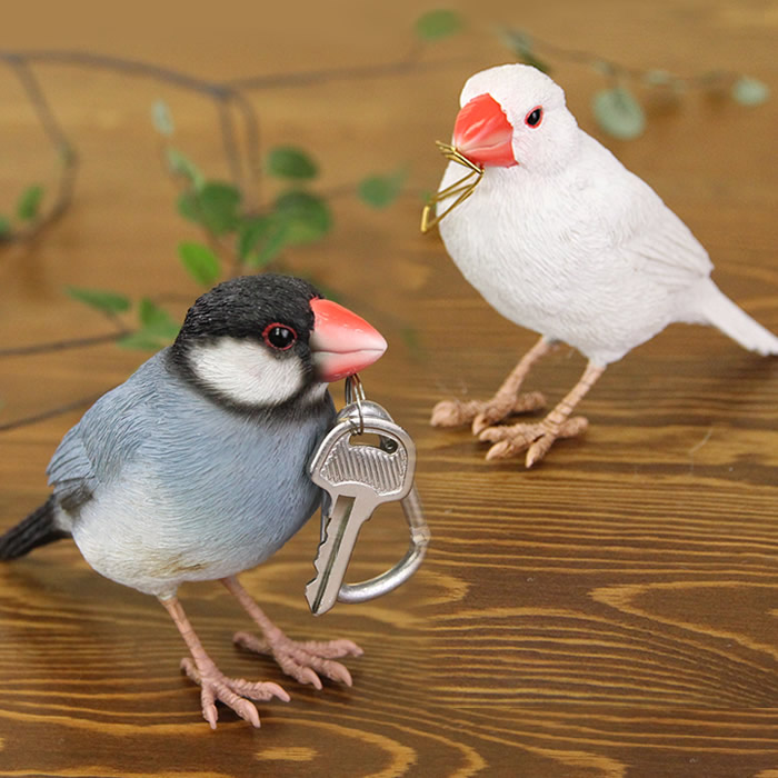 楽天市場 鳥 置物 おもちゃ オブジェ 文鳥 鳥グッズ 小鳥 動物 アニマル リアル フィギュア グッズ インテリア 磁石 クリップスタンド カード立て バーディービル 誕生日プレゼント 面白い ギフト プレゼント Watashistyleギフトと雑貨