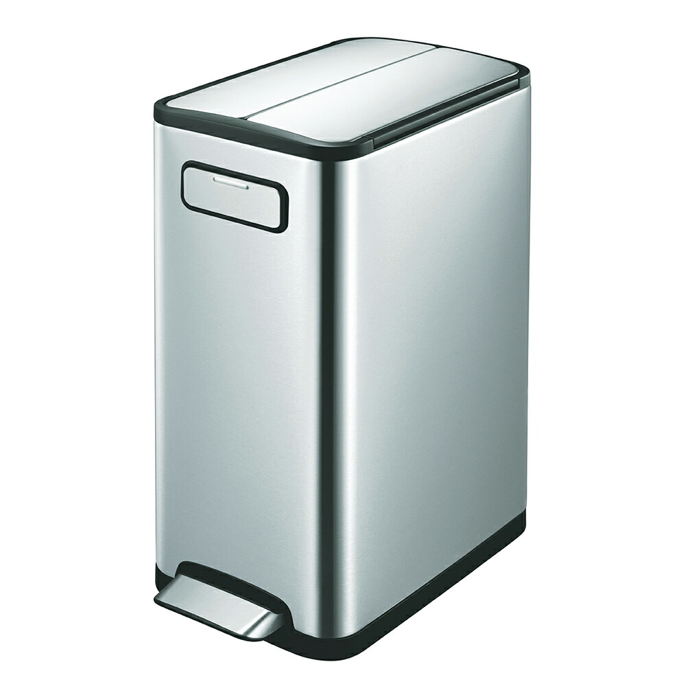 エコフライステップビン30L【ゴミ箱　ペダル式　動かせる　おしゃれ　シンプル　静か ダストボックス くずいれ ふた付き ステンレス スリム 消臭 ふた付き　オートクローズ】｜私の部屋店