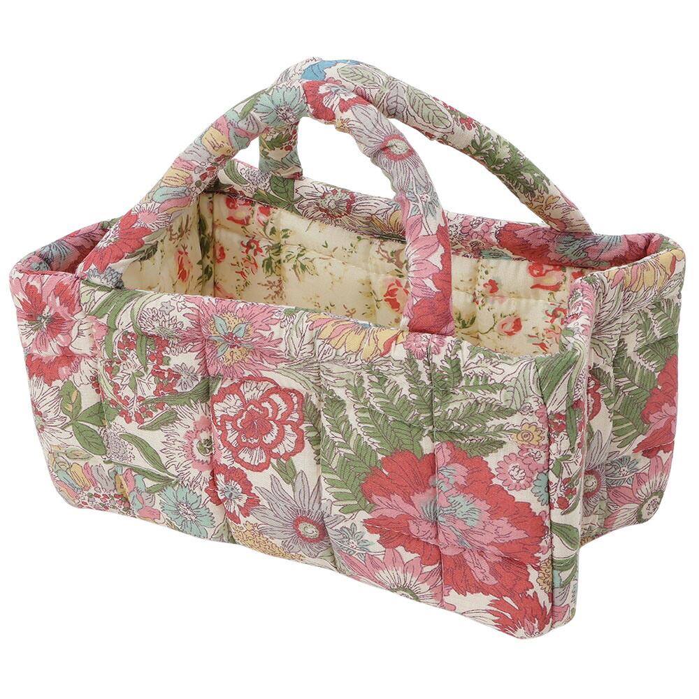 楽天市場】キルトバスケット ボタニカルフラワー : 私の部屋楽天市場店