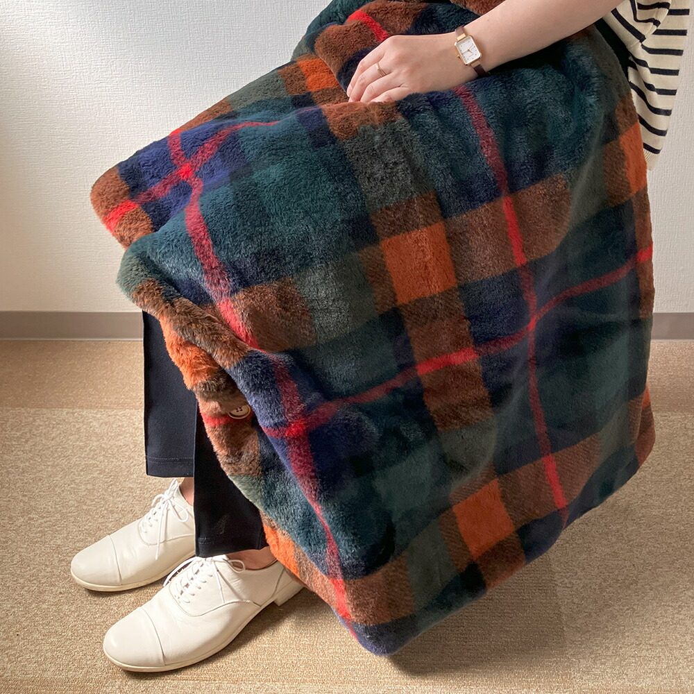 sz ブランケット 青チェック sz ブランケット 青チェック 楽天市場