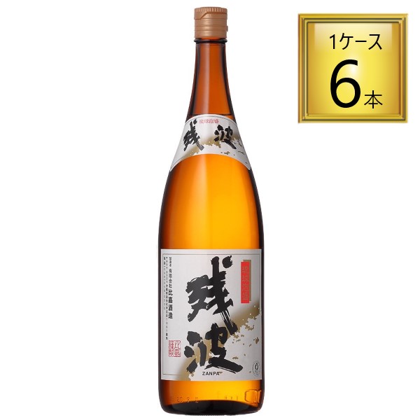 タイムセール！】 比嘉酒造 30度 本場泡盛 残波 ブラック 黒 1.8L×6本 fucoa.cl