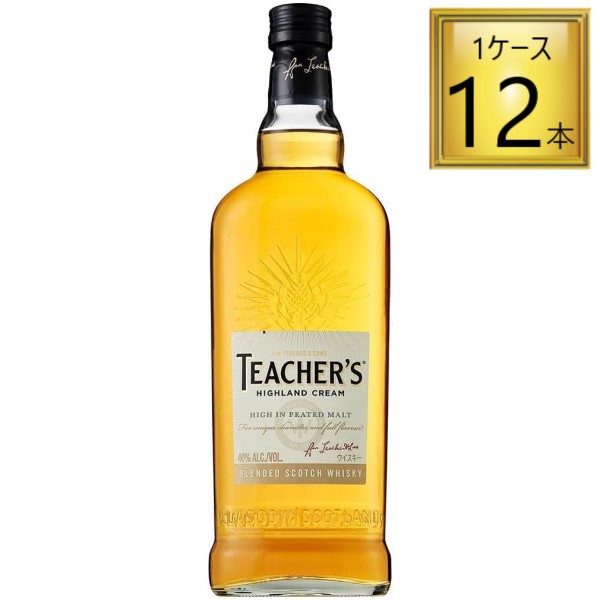 サントリー ティーチャーズ ハイランドクリーム 瓶 700ml×12本【1ケース】