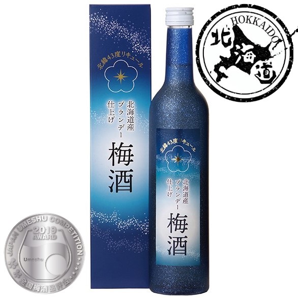 楽天市場】札幌酒精 北海道産ブランデー仕上げ 梅酒 500ml 12