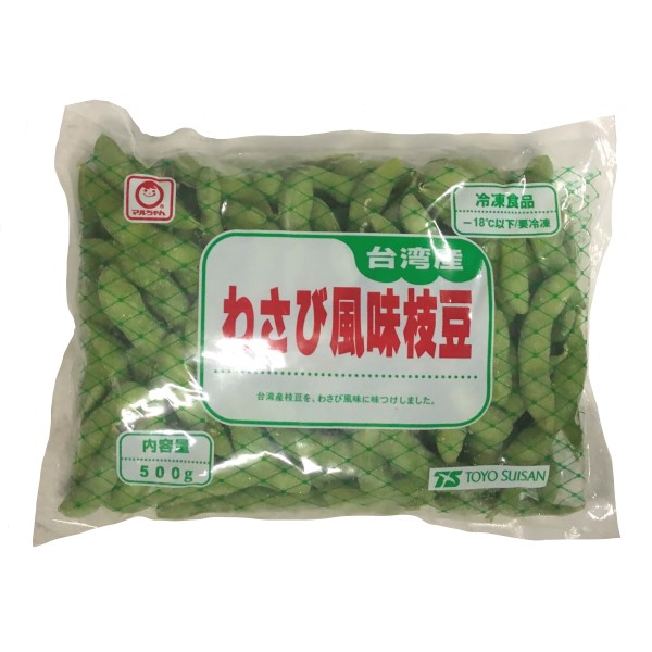 楽天市場】冷凍枝豆 東洋水産) わさび風味枝豆 冷凍 500g