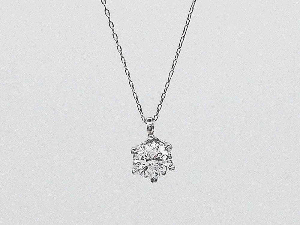 ダイヤモンド ネックレス - Necklace - 1粒 ダイヤモンド ダイヤモンド
