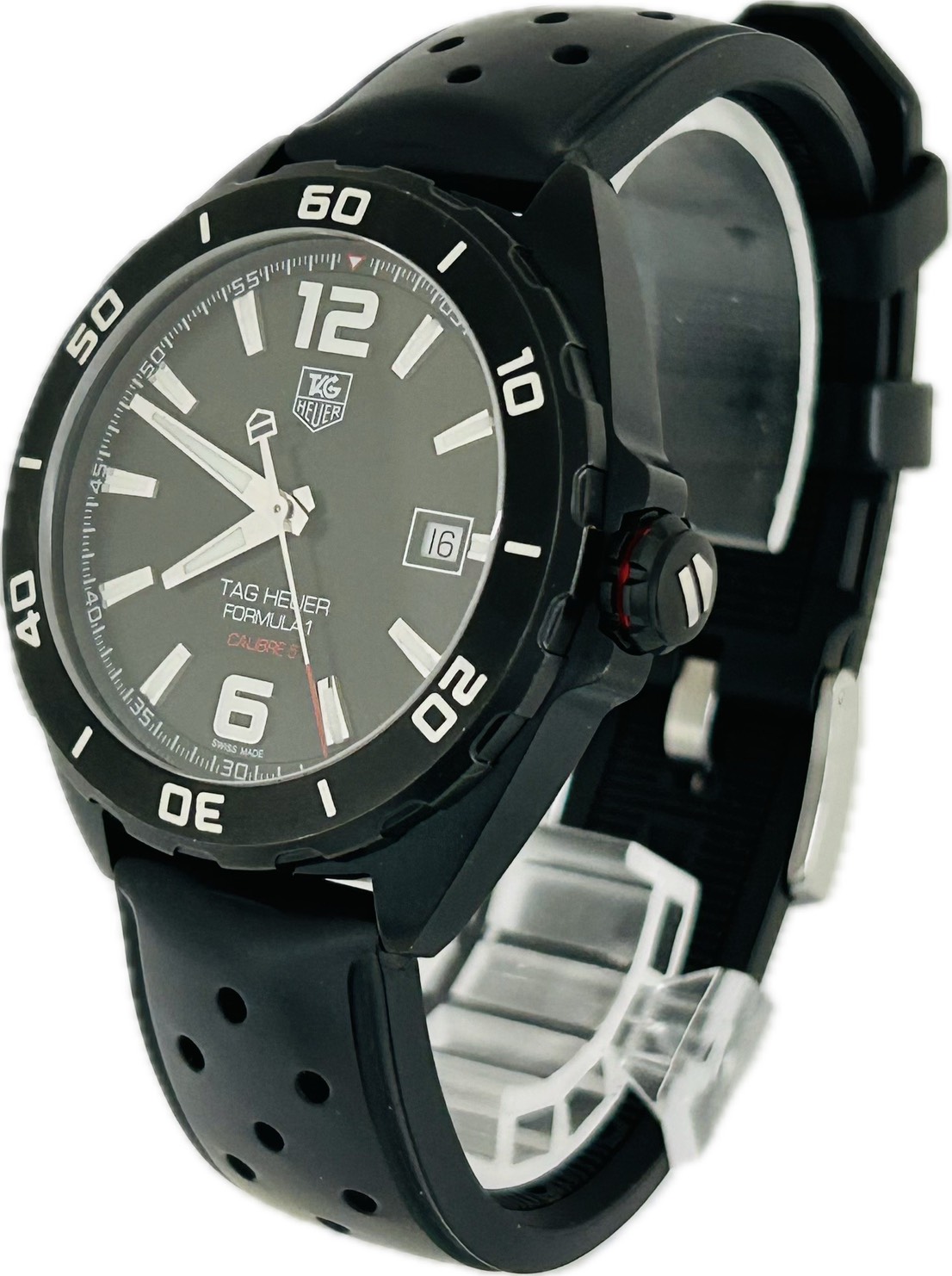 【中古】Tag Heuer タグホイヤー 範式1 キャリバー 5 WAZ2115.FT8023 メンズ 自動小銃一巻き A5861
