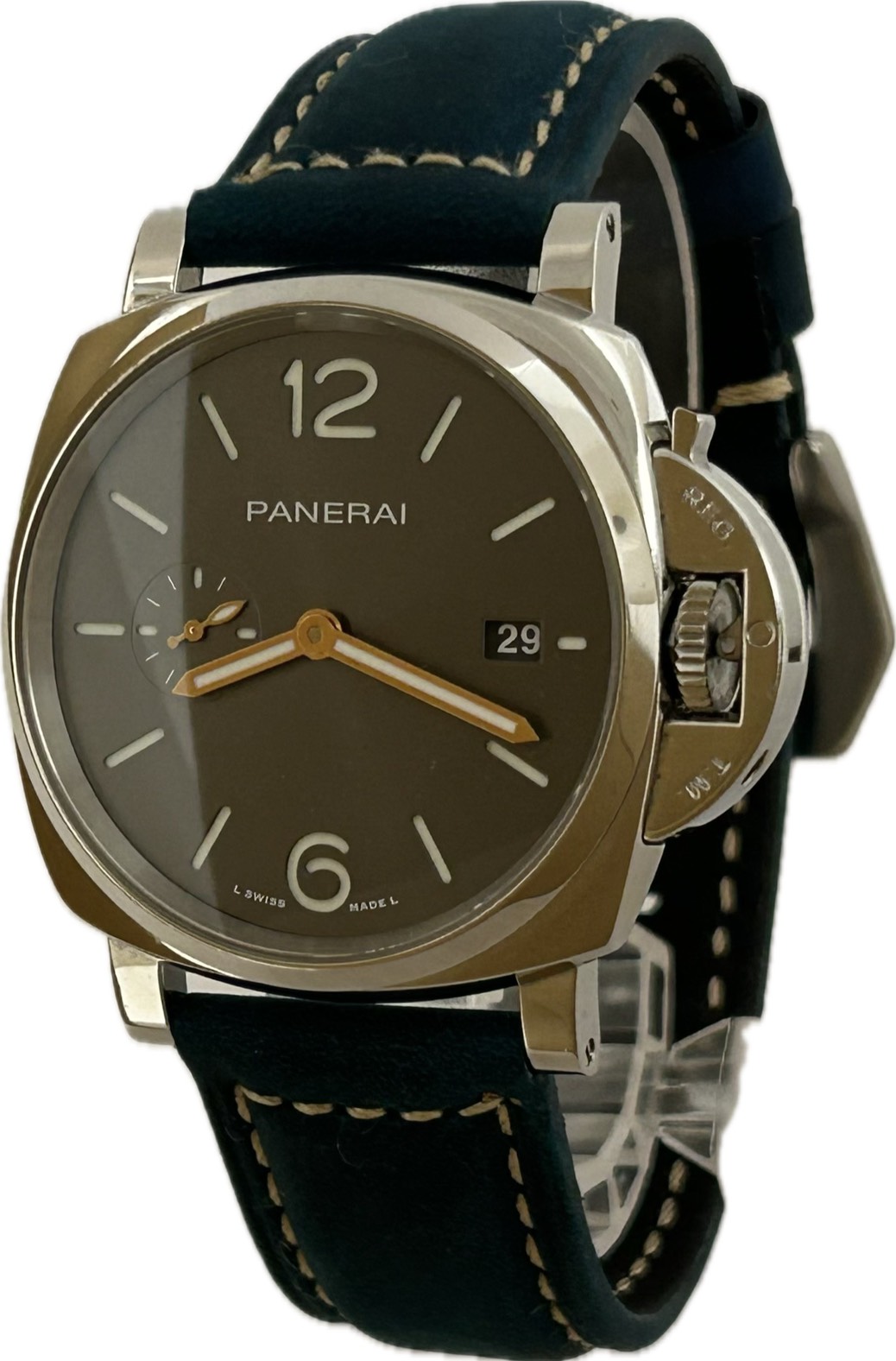 【中古】Panerai パネライ ルミノール 二人組 OP7512 PAM01250 メンズ ウオッチ 自動小銃一巻き A6217 メンズ腕時計-腕時計