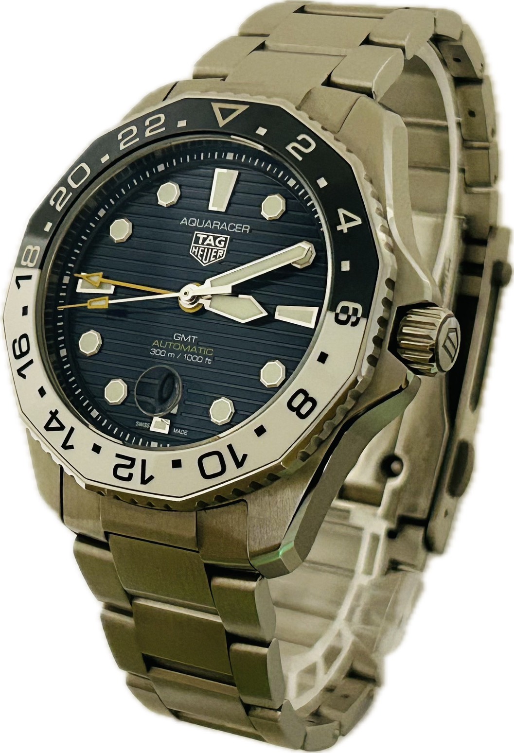 【中古】Tag Heuer タグホイヤー アクアレーサー 専門的 300 WBP2010.BA0632 メンズ ウオッチ 自動小銃一巻き A6399