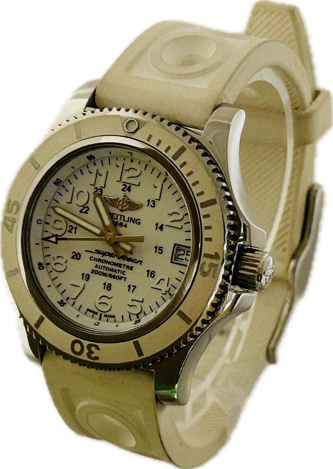 【中古】Breitling ブライトリング 百貨店綿津見 II A17312D2 ユニ一発やる ウオッチ 自動小銃一巻き A6080