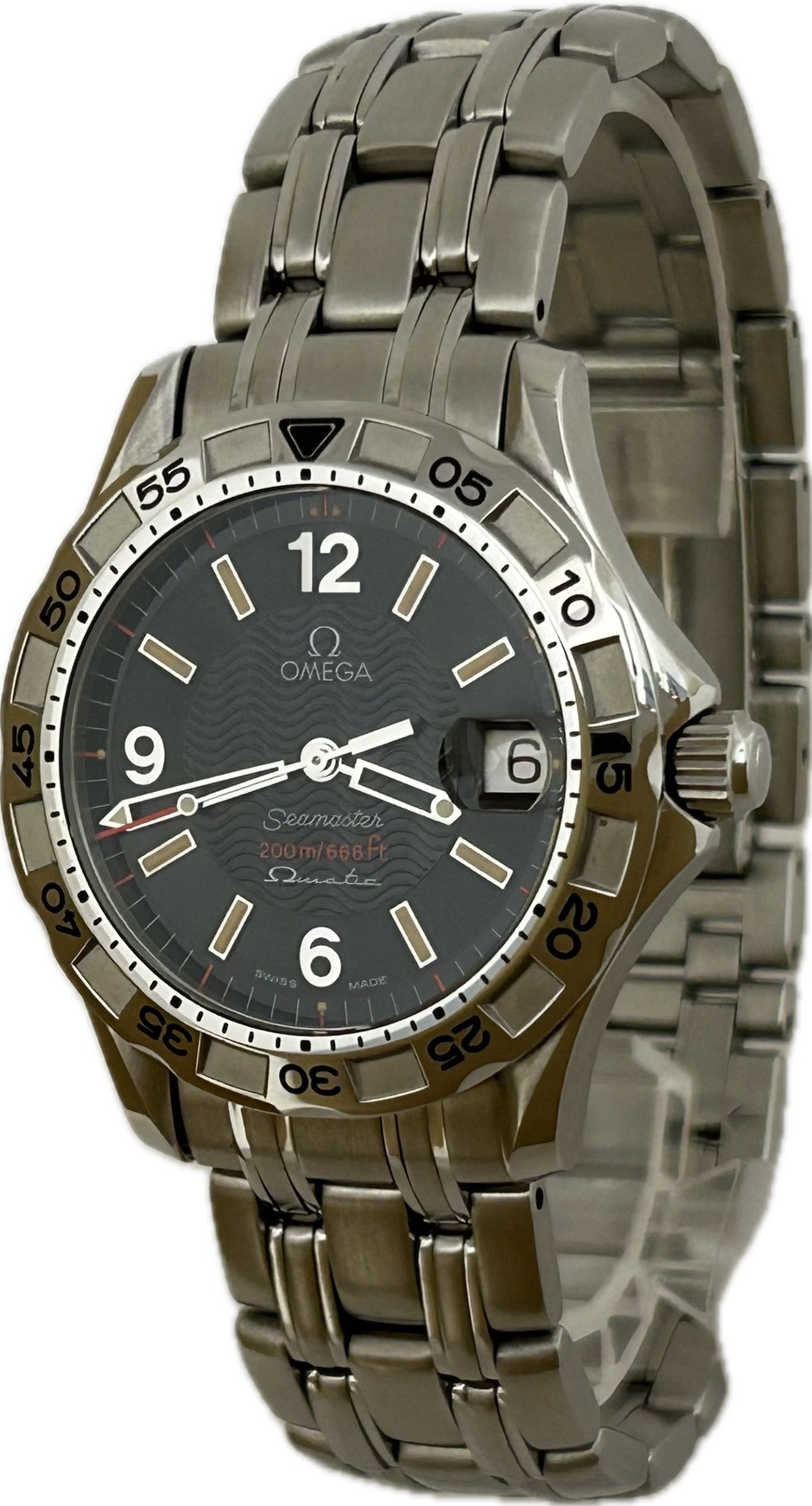 【中古】Omega ゼロ シーマスター オメガマチック 2516.50 ユニ一発やる ウオッチ 石英 A5289