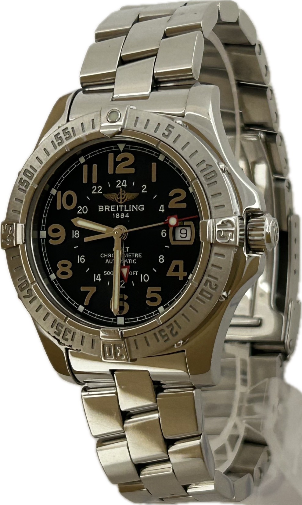 【中古】Breitling ブライトリング コルト GMT A32350 メンズ ウオッチ 自動小銃一巻き A6287