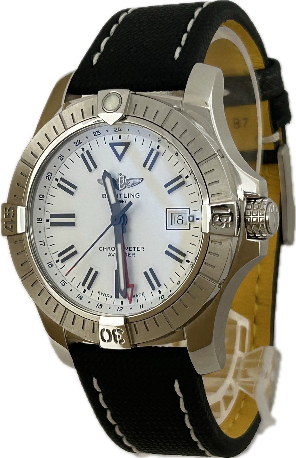 【中古】Breitling ブライトリング アベンジャー GMT 43 A32397 メンズ ウォッチ 自動小銃一巻き A6402