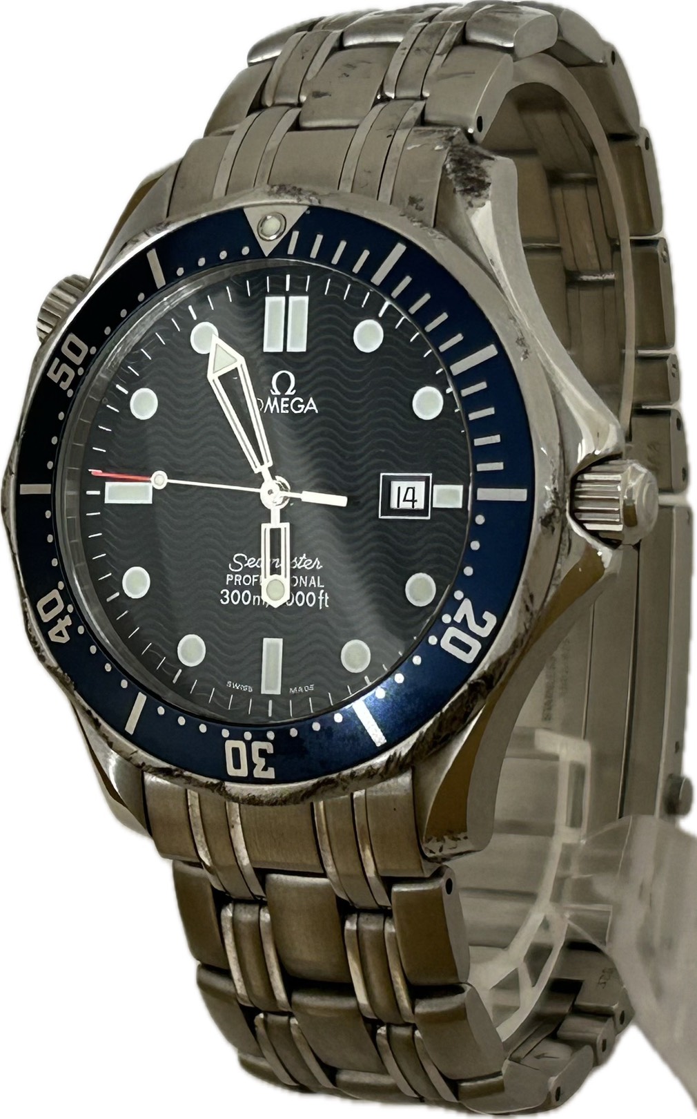 【中古】Omega ゼロ シーマスター 職業的 300 2541.80 メンズ ウォッチ 石英 A6686