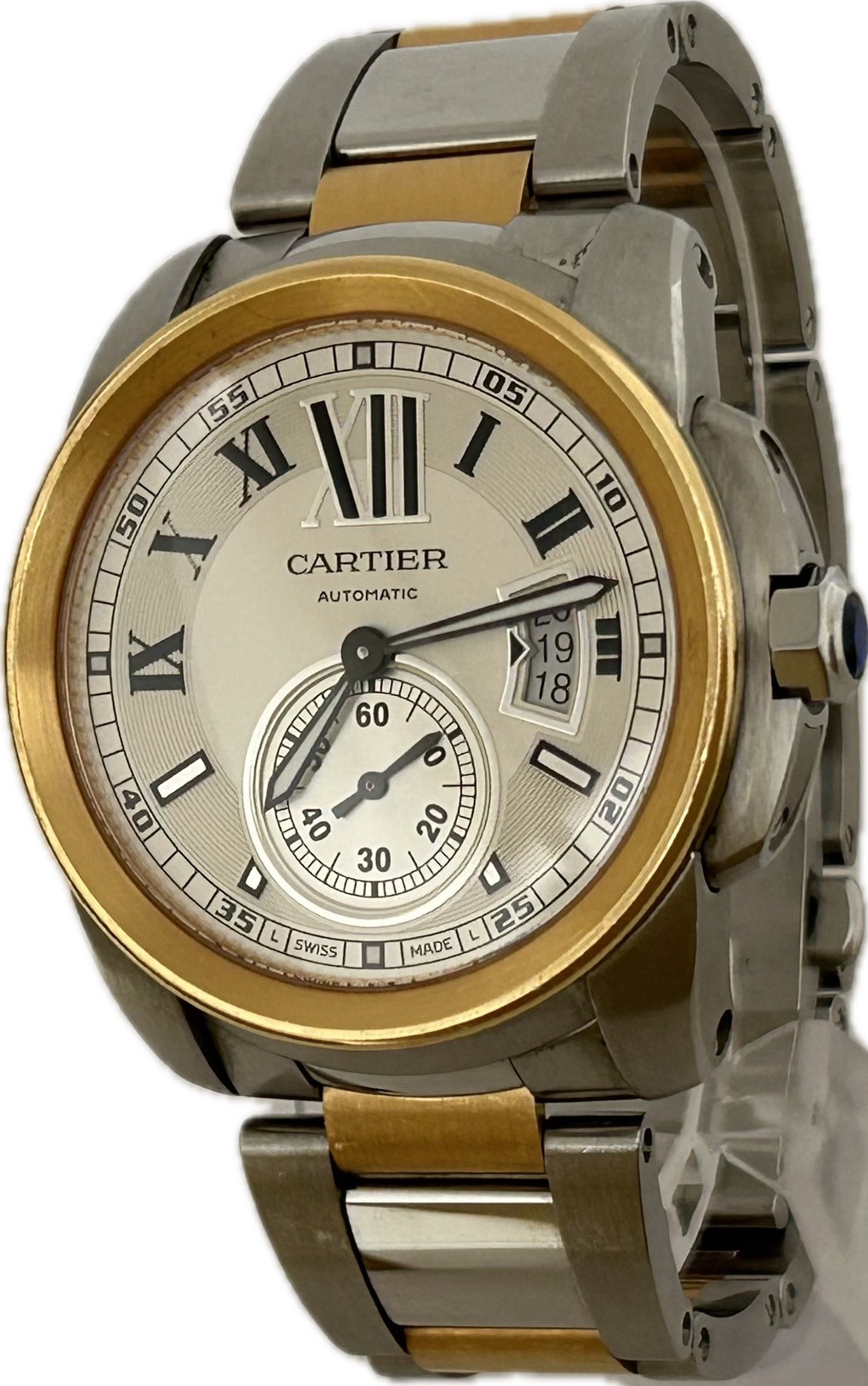 【中古】Cartier カルティエ カリブル ドゥ カルティエ W7100036 3389 メンズ 腕時計 自動巻き A5768｜Watch-JPN