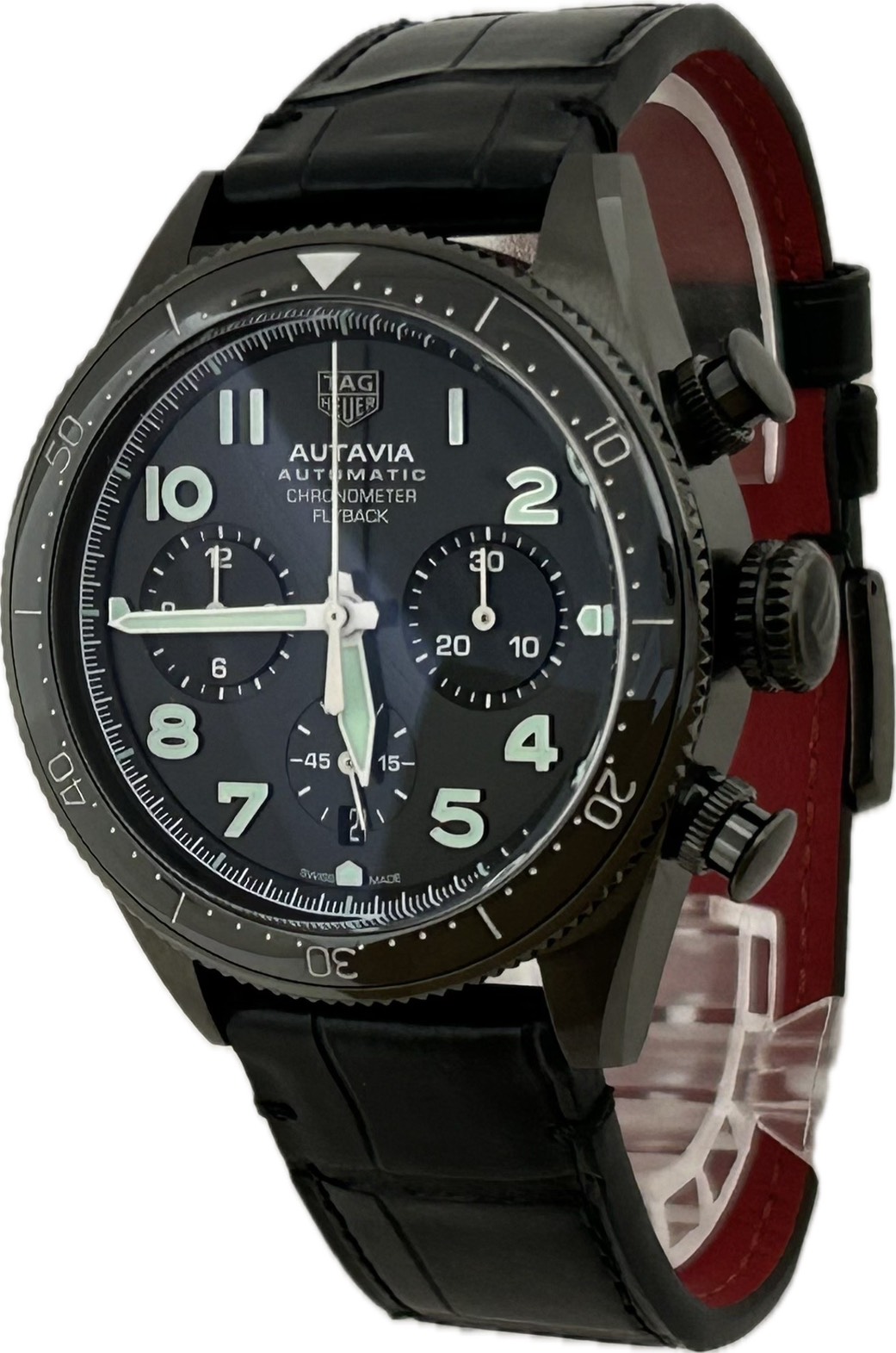 【中古】Tag Heuer タグホイヤー オータヴィア 飛球うしろ側 CBE511C.FC8280 メンズ ウオッチ 自動小銃一巻き A5782 腕時計-メンズ腕時計