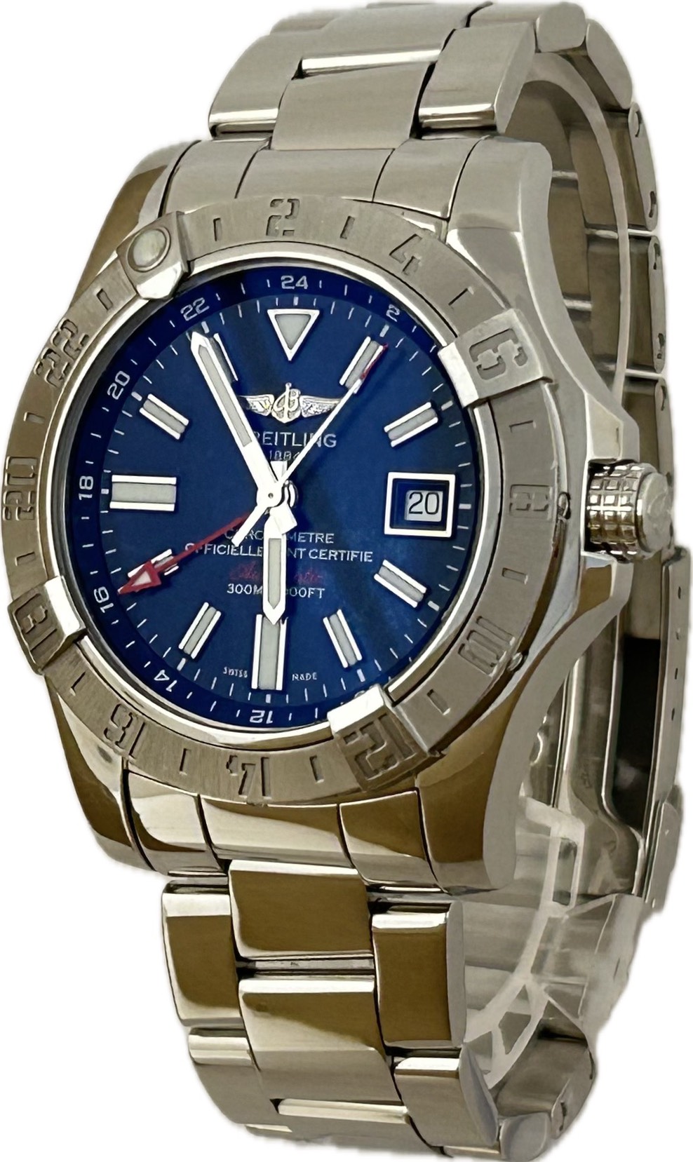 【中古】Breitling ブライトリング アベンジャー II GMT A32390 メンズ ウオッチ 自動小銃一巻き A5792