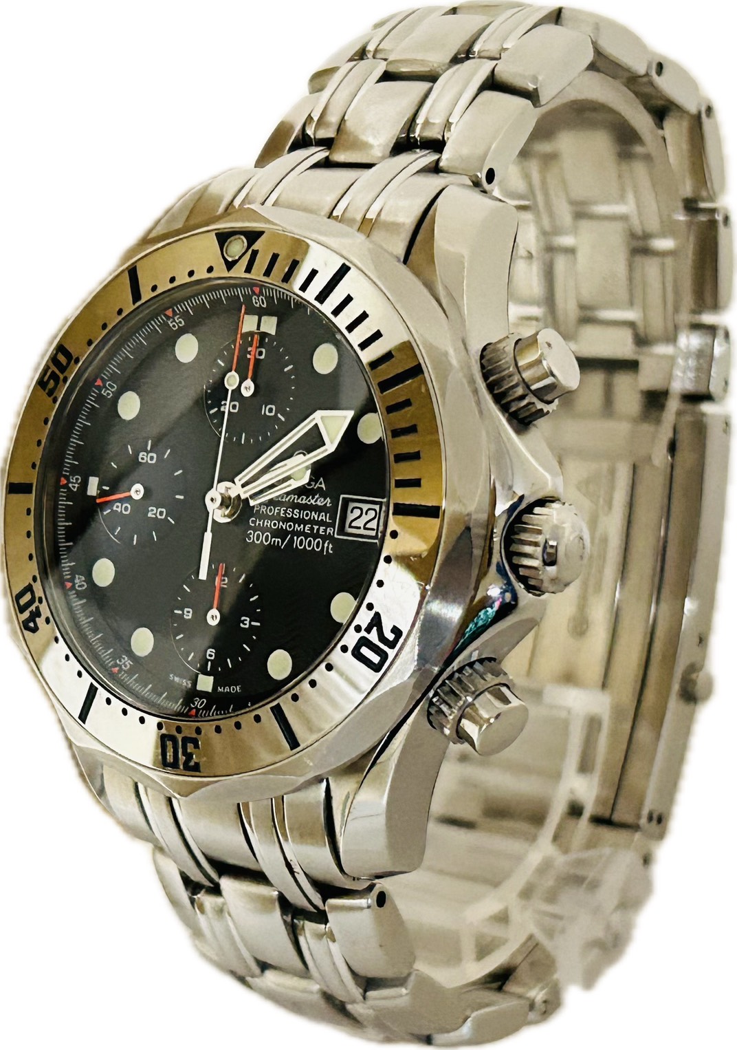 【中古】Omega ゼロ シーマスター 職業的 300 2598.80 メンズ ウォッチ 自動小銃一巻き A6775