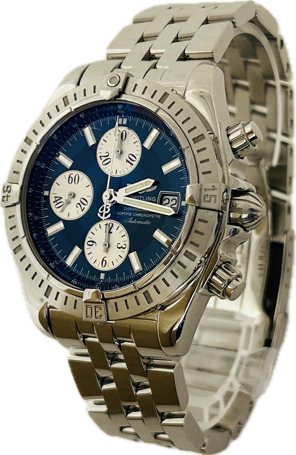 【中古】Breitling ブライトリング クロノマット 系統発生 A13356 メンズ ウオッチ 自動小銃一巻き A6777