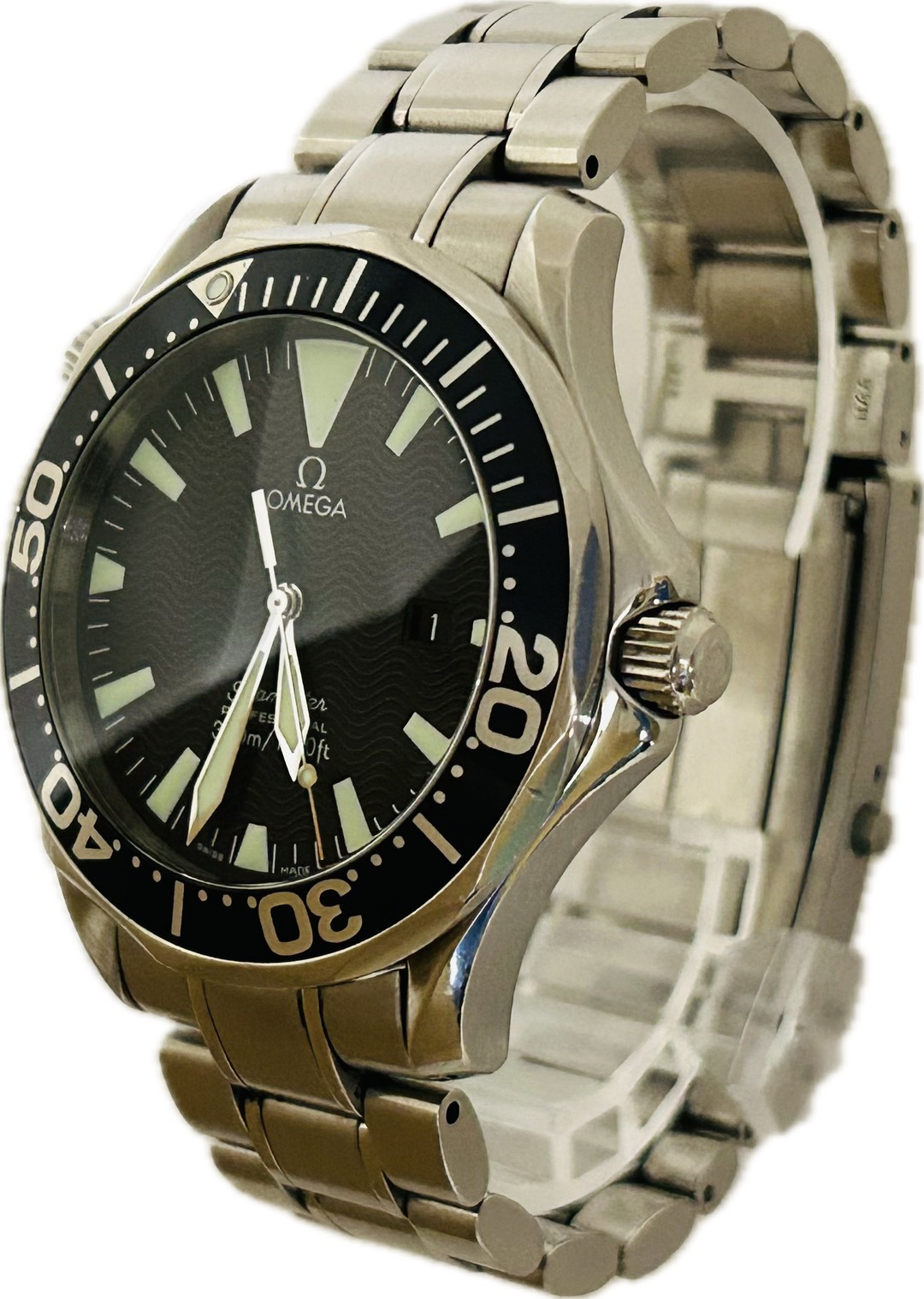 【中古】Omega ゼロ シーマスター 専門的 300 2264.50 メンズ ウオッチ 石英 A6798