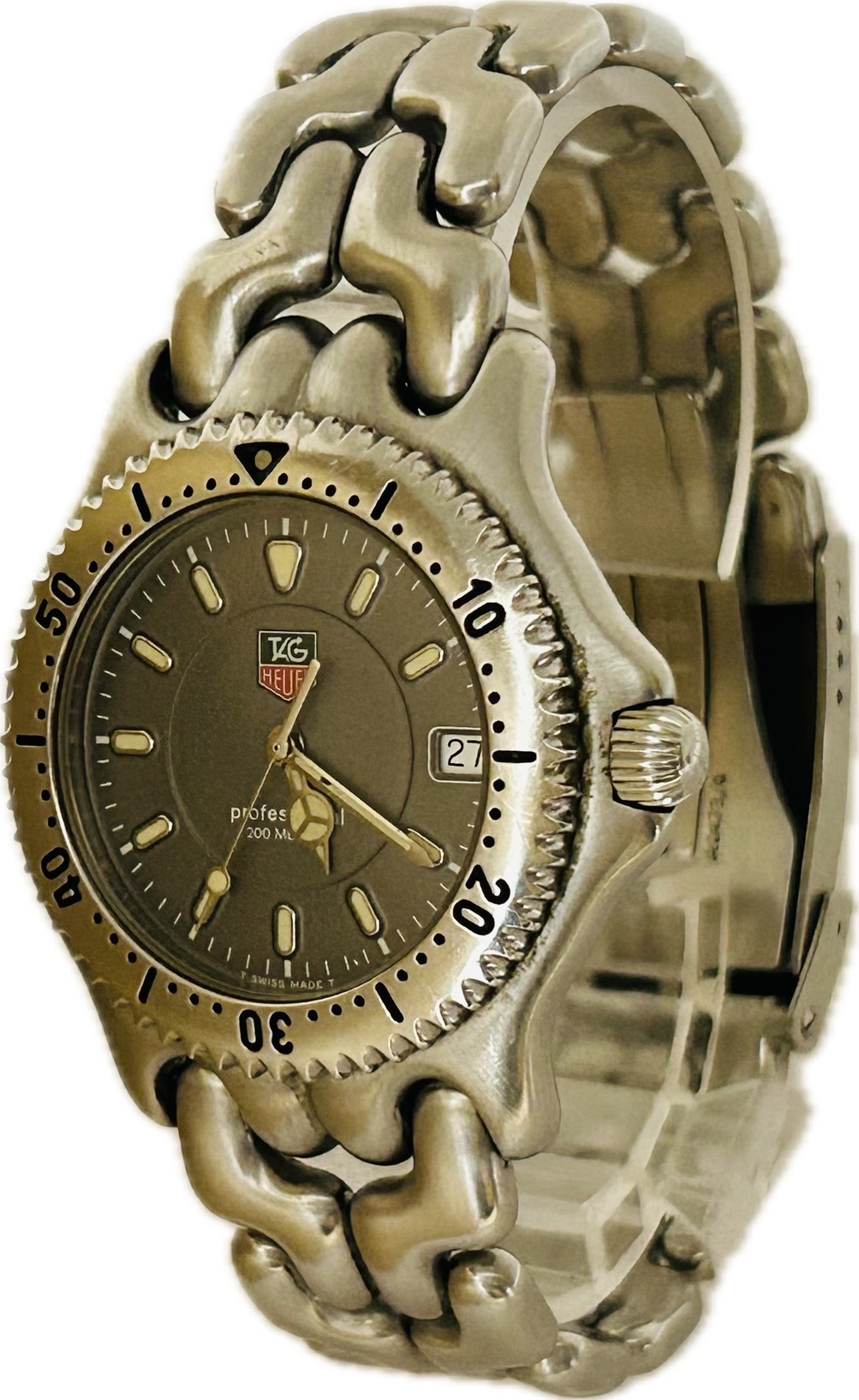 【中古】Tag Heuer タグホイヤー 専門的 独居室 200 WG1113 メンズ ウオッチ 石英 A6830