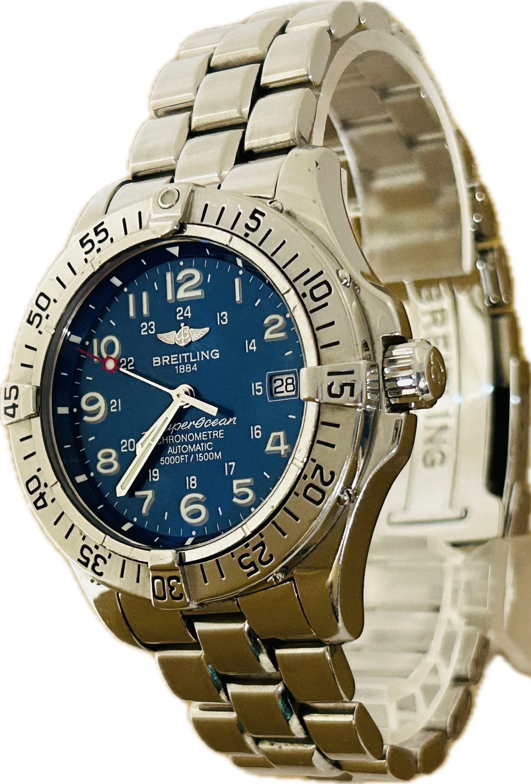 【中古】Breitling ブライトリング 百貨店綿津見 A17360 メンズ ウオッチ 自動小銃一巻き A6837