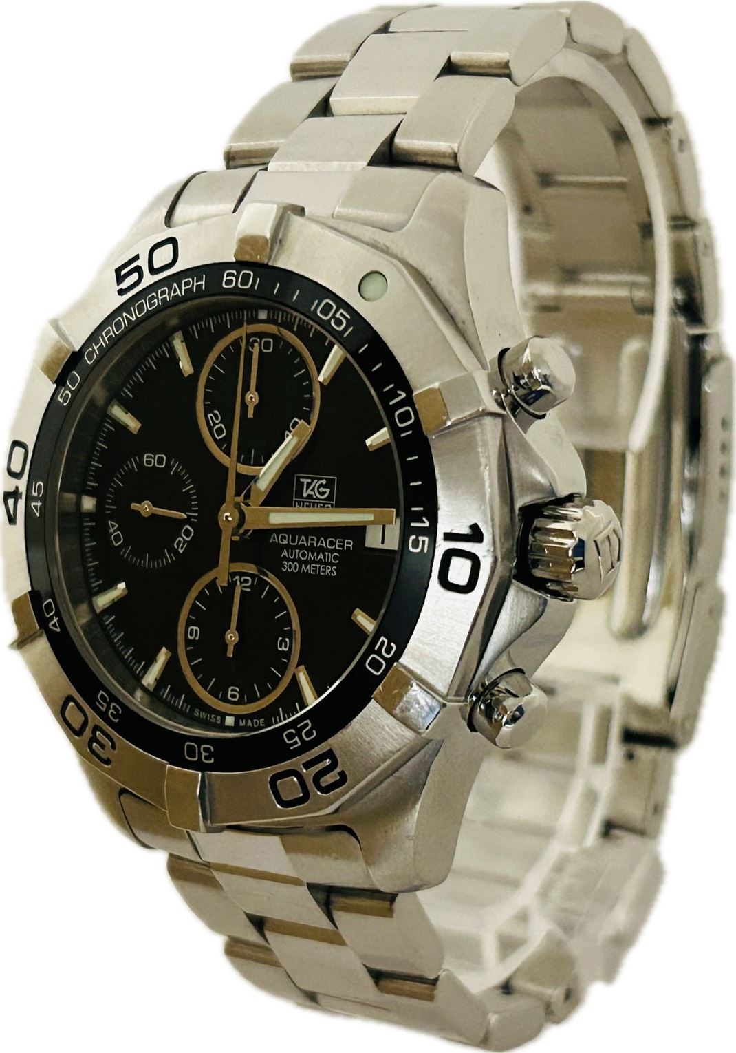 【中古】Tag Heuer タグホイヤー アクアレーサー 300M  CAF2110.BA0809 メンズ ウオッチ 自動小銃一巻き A6483