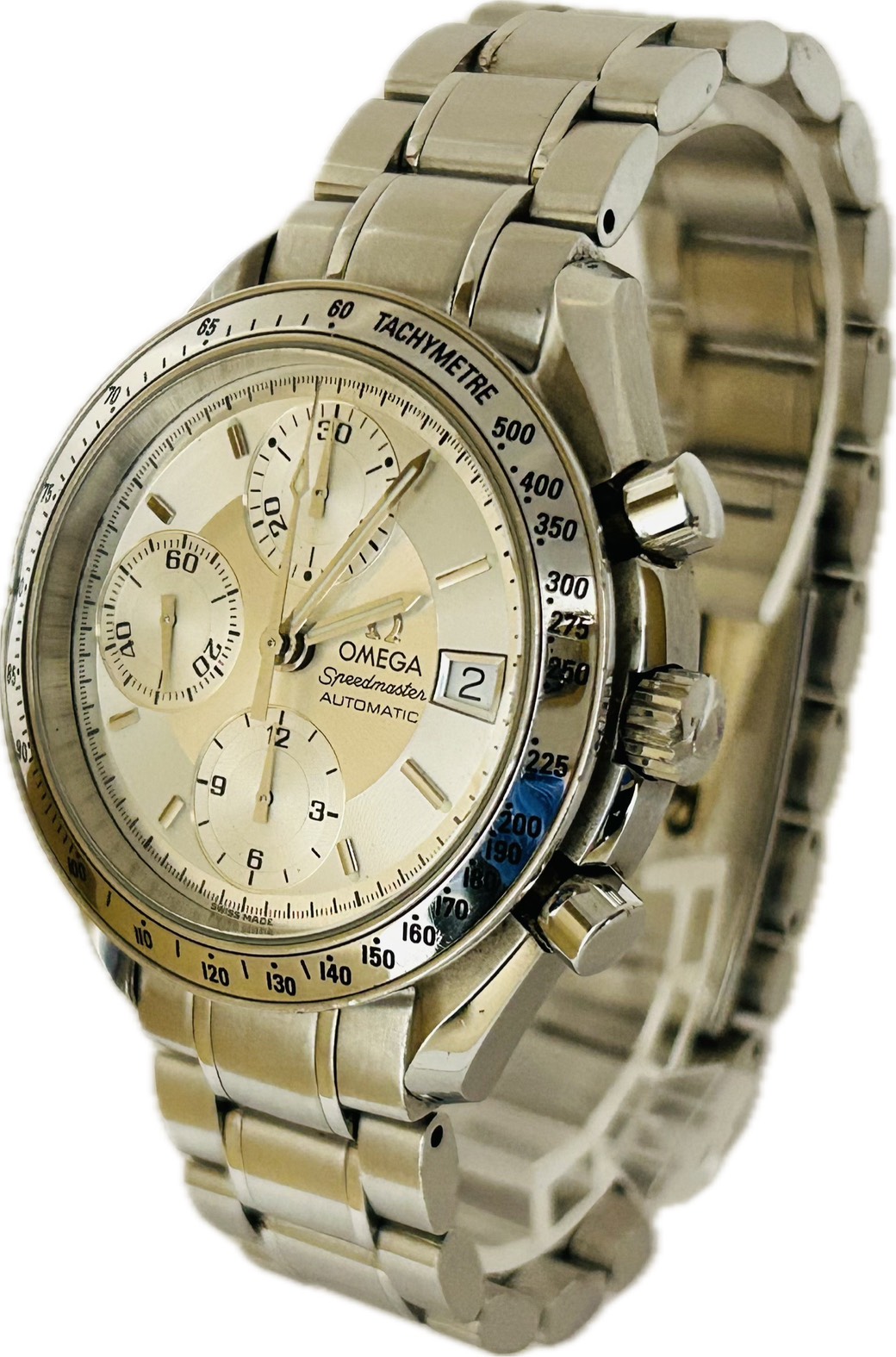 【中古】Omega ゼロ す早さ御師匠さん デイト 3513.30 メンズ ウォッチ 自動小銃一巻き A6825