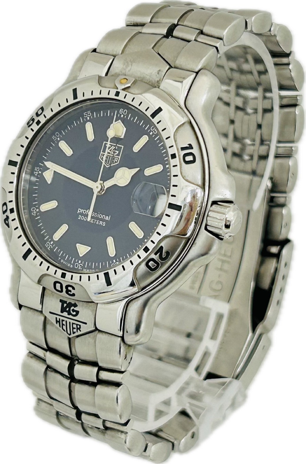 【中古】Tag Heuer タグホイヤー 専門的 6000 WH1115-K1.BA0605 メンズ ウオッチ 石英 A4977