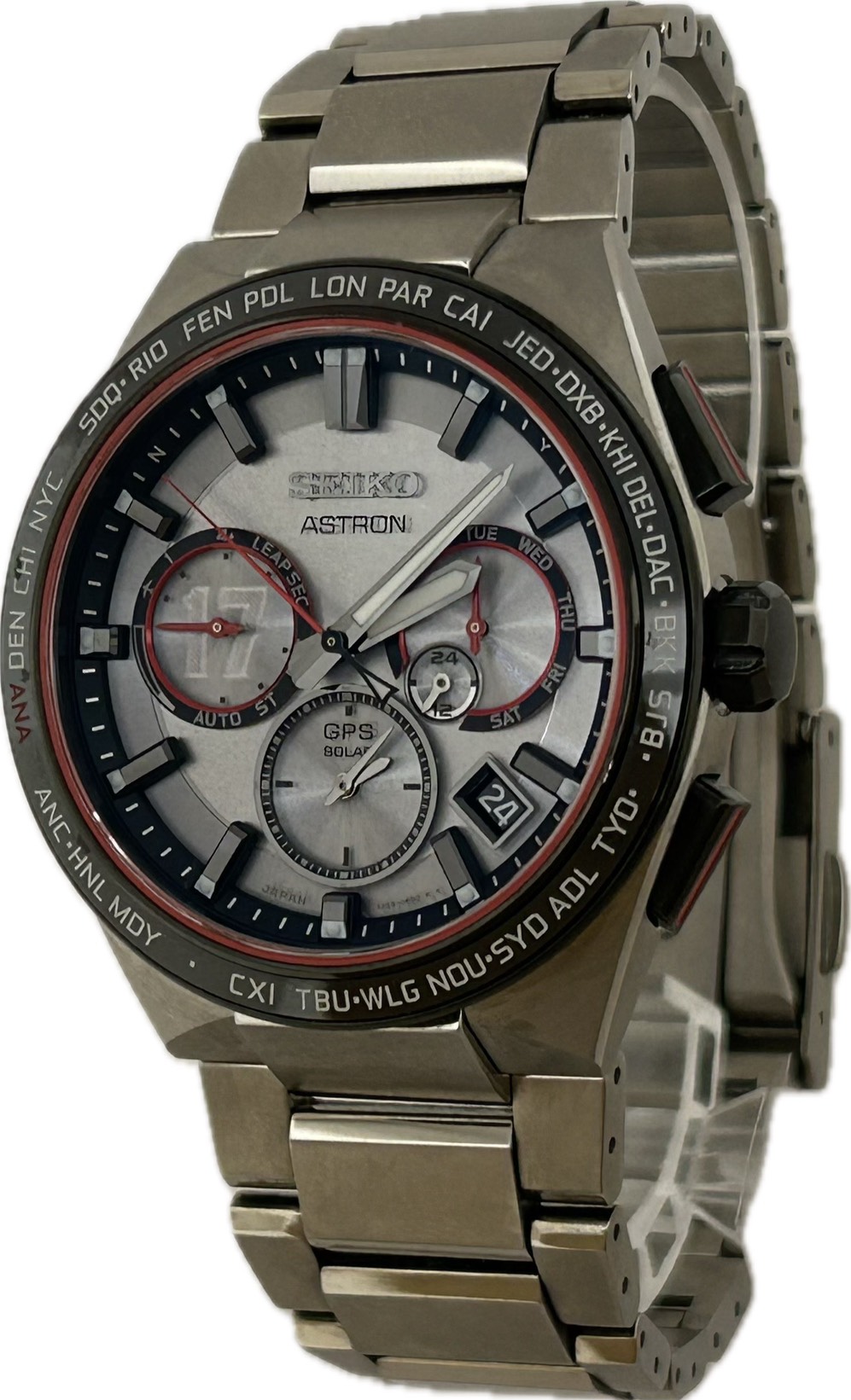 【中古】Seiko セイコー アストロン ネクスターシリーズ 大谷翔平 2022限定モデル 5X53-0BX0 SBXC125 メンズ 腕時計 ソーラー A6039|Watch-JPN