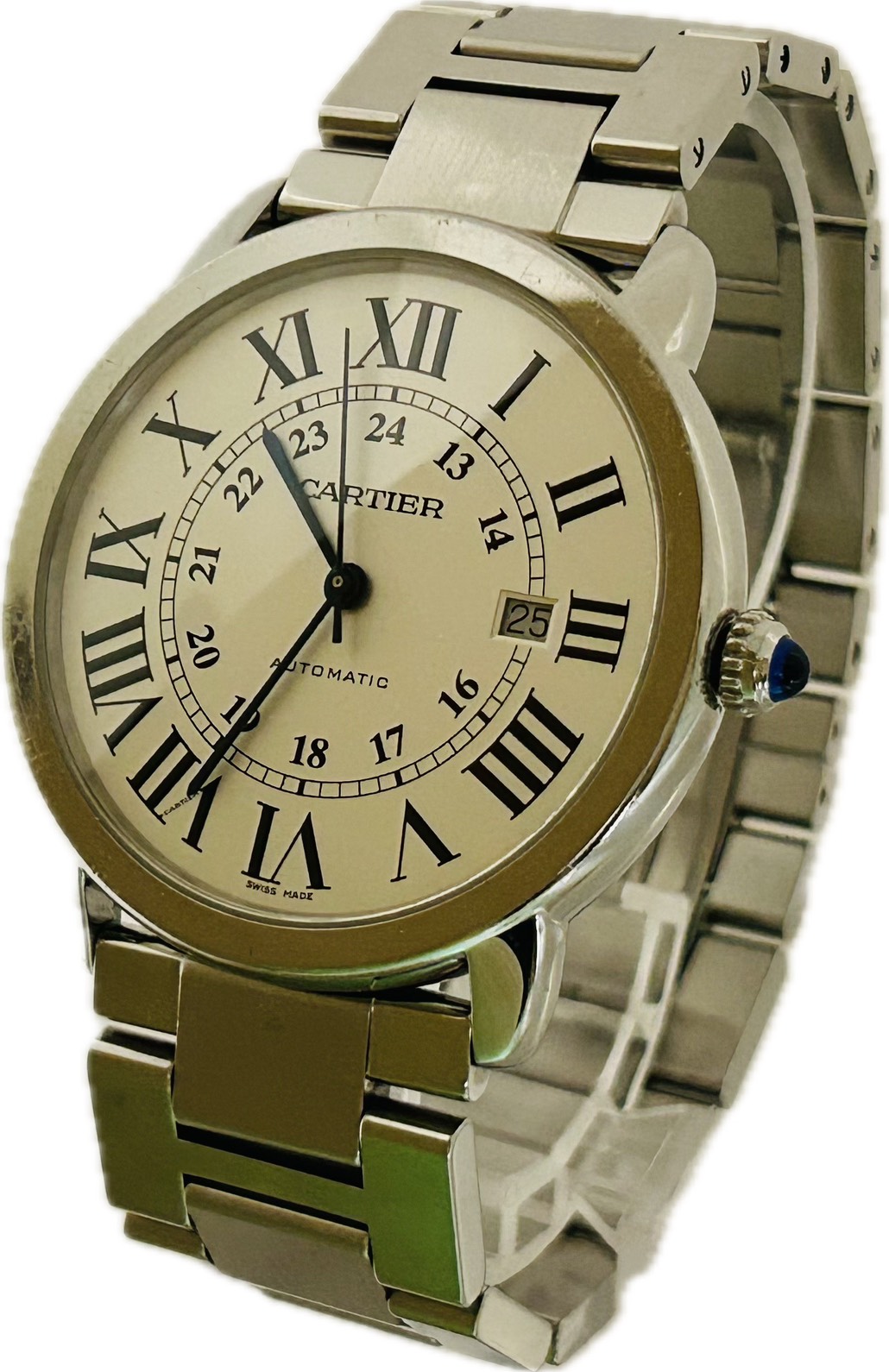 【中古】Cartier カルティエ ロンド ソロ ドゥ カルティエ W6701011 メンズ 腕時計 自動巻き A6066｜Watch-JPN