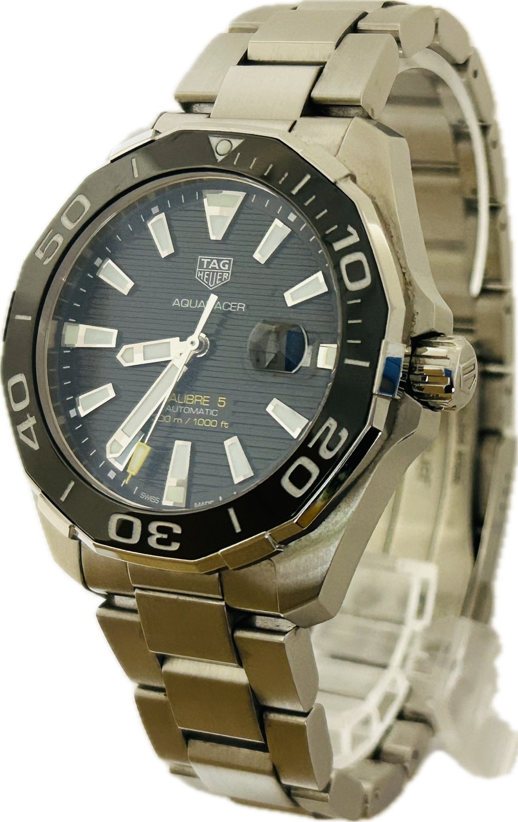 【中古】TAG HEUER アクアレーサー キャリバー5 WAY201A.BA0927 メンズ ウオッチ 自動小銃一巻き A6769