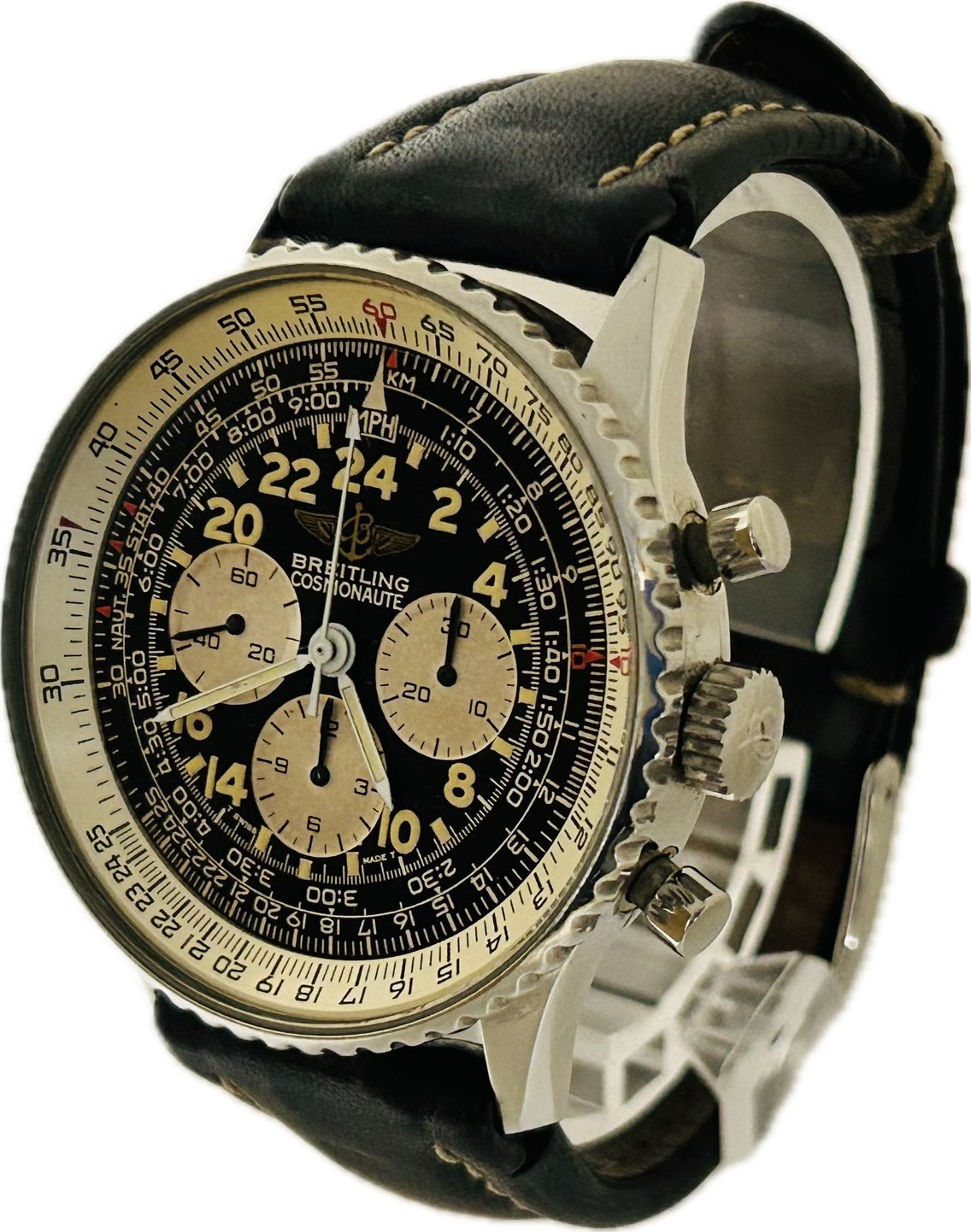 【中古】BREITLING ナビタイマー 全ての存在万覚え帳 A12019 メンズ ウオッチ 手一巻き A6754