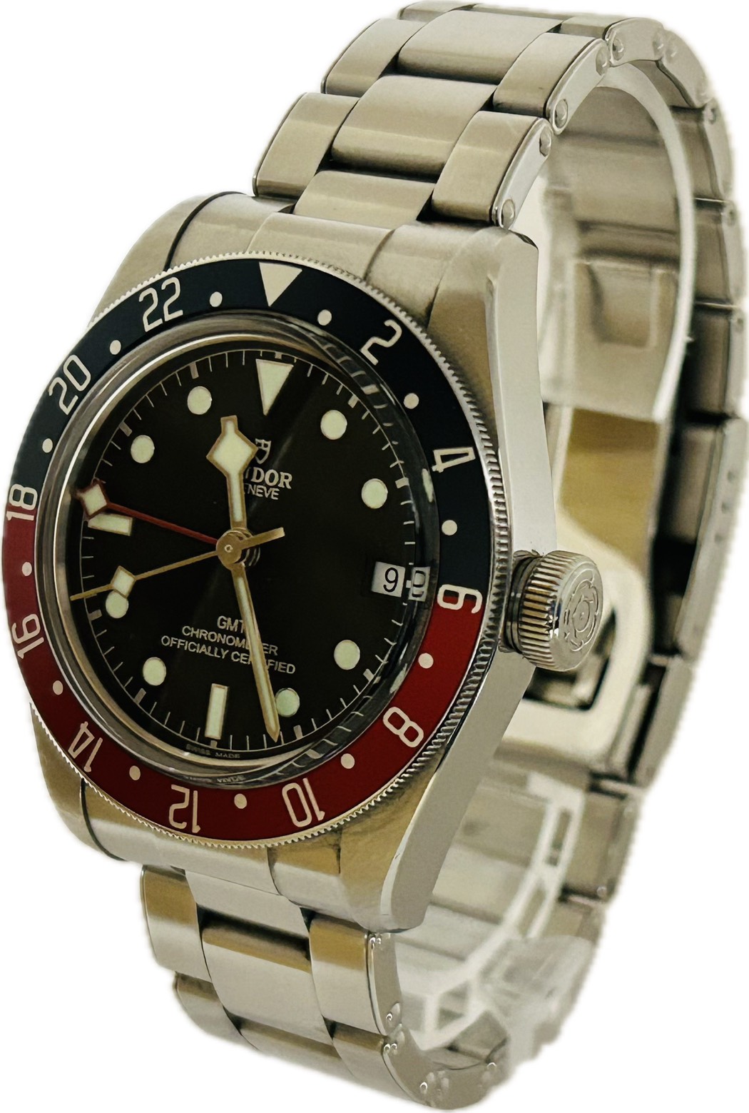 【中古】TUDOR 黒いことベイ GMT 79830RB メンズ ウオッチ 自動小銃一巻き A6912