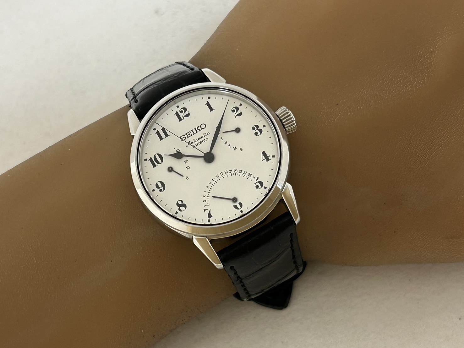 【中古】SEIKO プレサージュ SARD007 6R24-00E0 メンズ ウオッチ 自動小銃一巻き A6885