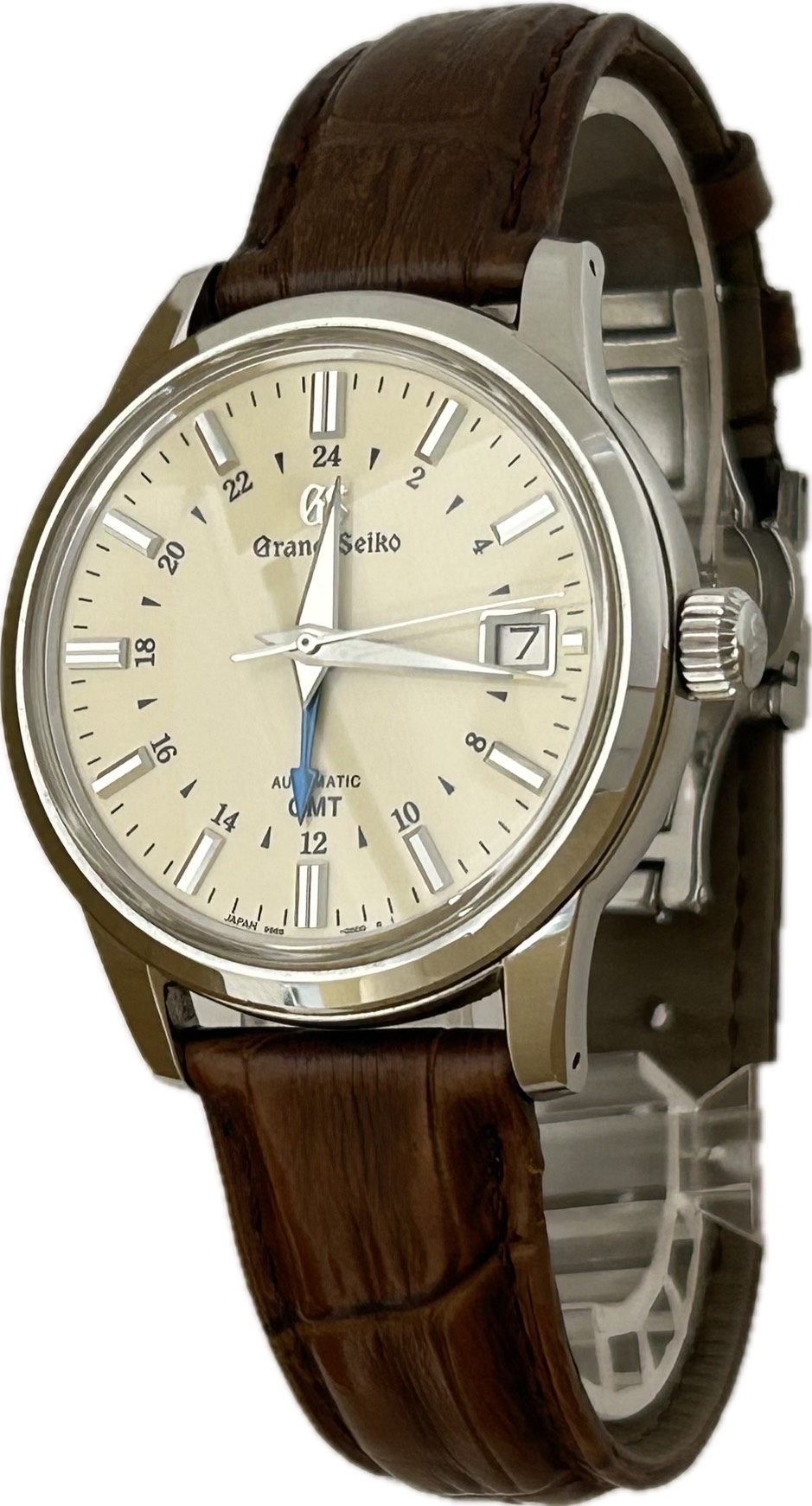 【中古】SEIKO 地びたセイコー 奥ゆかしい 寄せあわせ SBGM021 9S66-00A0 メンズ ウオッチ 自動小銃一巻き A6884