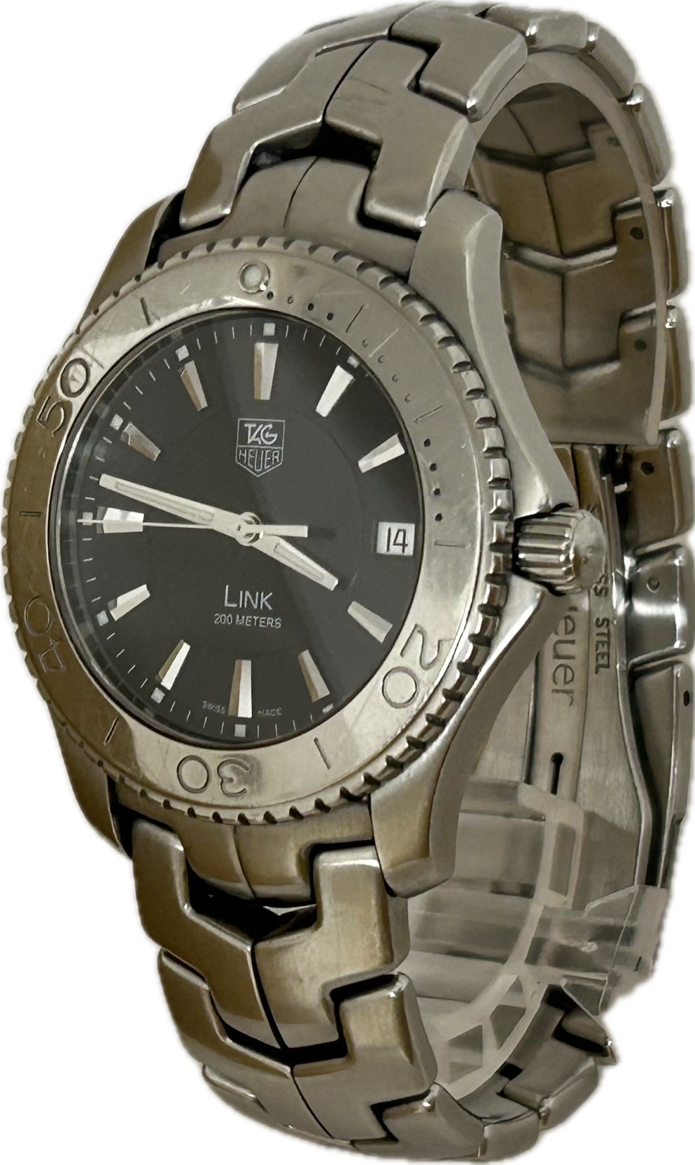 【中古】TAG HEUER リンク WJ1110.BA0570 メンズ 腕時計 クオーツ A6968｜Watch-JPN