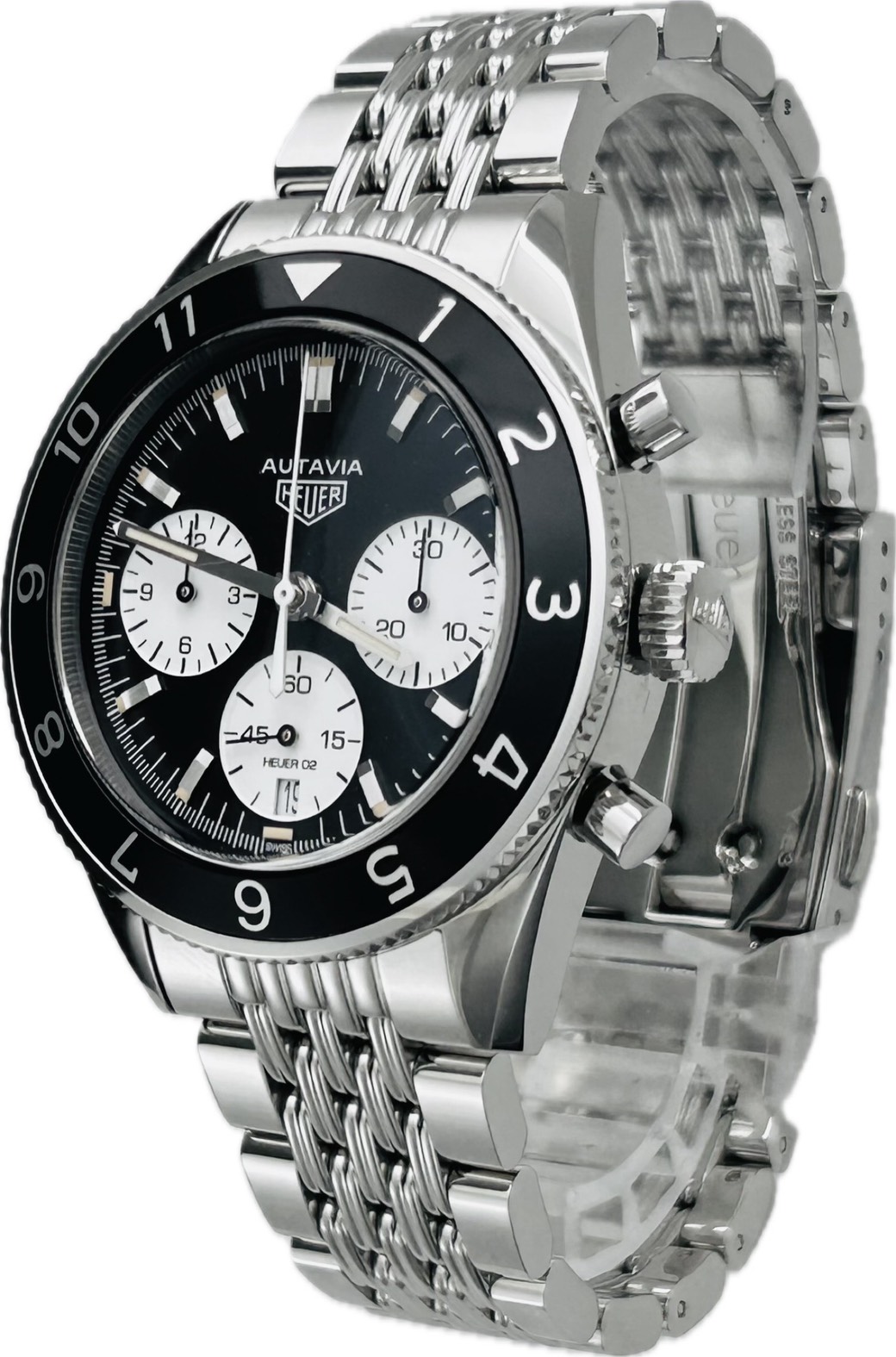 【中古】TAG HEUER オータヴィア ヘリテージ キャリバーホイヤー02 CBE2110.BA0687 メンズ 腕時計 自動巻き A7128|Watch-JPN