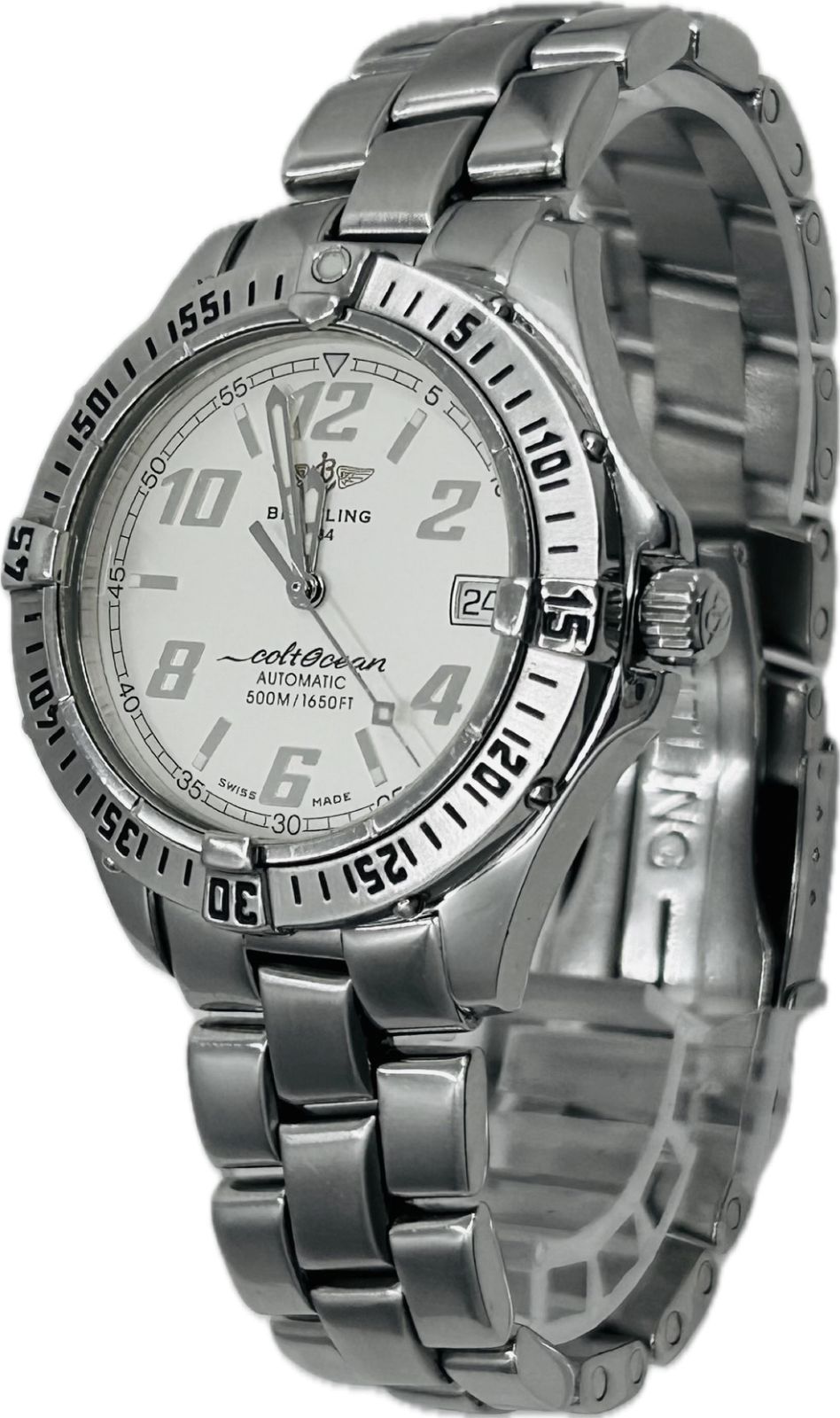 【中古】BREITLING コルト オーシャン A17050 メンズ 腕時計 自動巻き A7417｜Watch-JPN