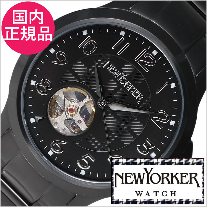 美品 NEWYORKER 自動巻き時計 ホワイト/ゴールド 美品 NEWYORKER 自動巻き時計 ホワイト/ゴールド 楽天市場