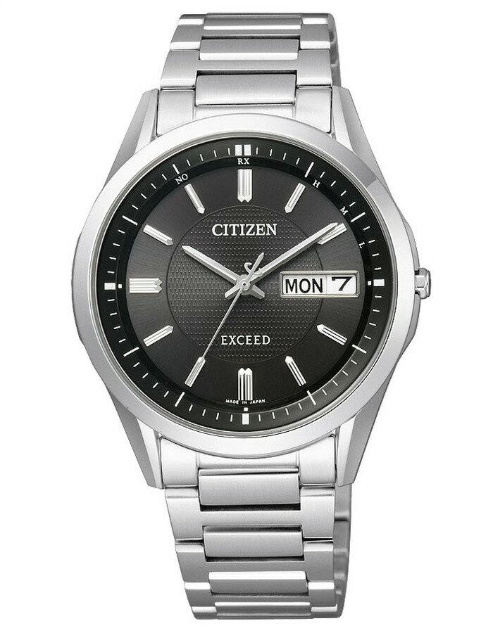【36,400円引き】【28%OFF】 シチズン腕時計 CITIZEN時計 CITIZEN 腕時計 シチズン 時計 エクシード エコ ドライブ EXCEED ECO DRIVE メンズ ブラック AT6030-51E アナログ 電波時計 チタン モデル シルバー 卒業 入学 就職 祝い 中学生 高校生 大学生 社会人 入試 受験 冬