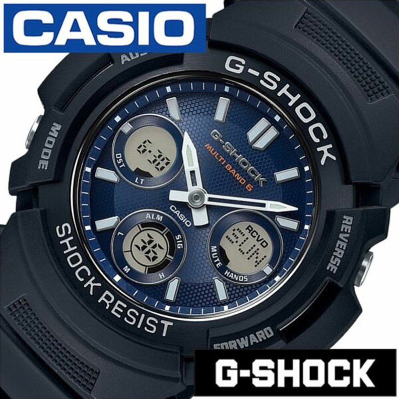 楽天市場】CASIO カシオ G-SHOCK ジーショック AWG-M100SWB-7A