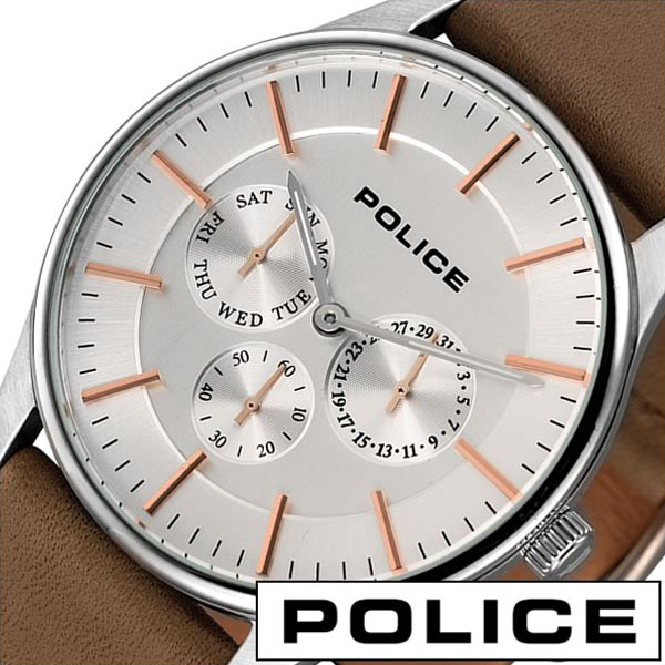 【楽天市場】ポリス腕時計 POLICE時計 POLICE 腕時計 ポリス 時計 カーティシー COURTESY メンズ シルバー