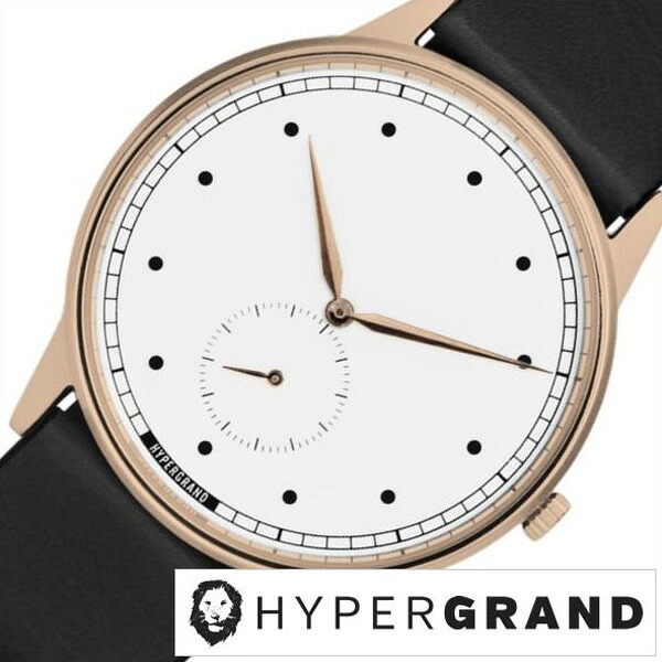 ハイパーグランド腕時計 HYPERGRAND時計 HYPER GRAND 腕時計 ハイパー グランド 時計 シグネチャー クラシックレザー SIGNATURE LEATHER メンズ レディース ユニセックス 男女兼用 ホワイト CWSGRWBLK シンプル お祝い 母の日 観光 遠足 旅行