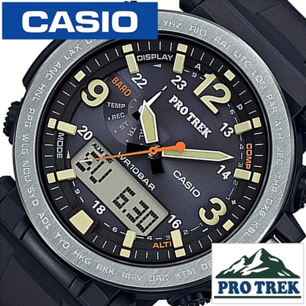 楽天市場 カシオ 腕時計 プロトレック Casio時計 Casio 腕時計 カシオ 時計 Pro Trek メンズ ブラック Prg 600 1jf アナデジ デジタル 防水 液晶 タフ ソーラー ストップ ウォッチ プレゼント ギフト 卒業 入学 就職 祝い 中学生 高校生 大学生 社会人 冬