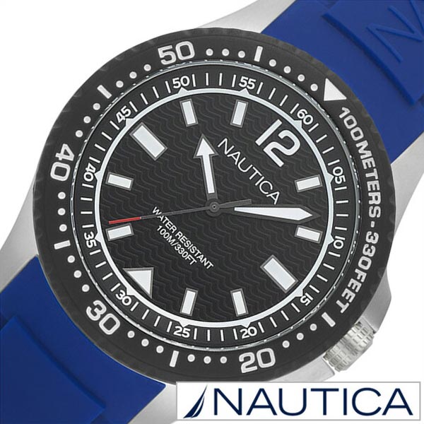 【楽天市場】ノーティカ 時計 NAUTICA 腕時計 MAU-MAUI メンズ ブラック NAPMAU002 正規品 防災 人気 アーバン