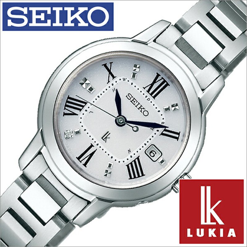 宅送 セイコー ルキア 時計 Seiko Lukia 腕時計 レディース ホワイト Ssqw035 正規品 ビジネス スーツ 定番 オフィス シンプル 好印象 デザイン プライベート アナログ ラウンド チタン ソーラー 電波時計 プレゼント ギフト お祝い 冬 腕時計を探すならウォッチ