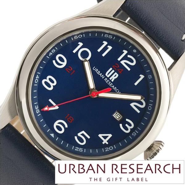 楽天市場 アーバンリサーチ腕時計 Urban Research時計 Urban Research 腕時計 アーバンリサーチ 時計 メンズ ブルー Ur001 02 正規品 人気 シンプル ファッション レザー ベルト 革 防水 ネイビー プレゼント ギフト 卒業 入学 就職 祝い 高校生 大学生 社会人 入試 受験