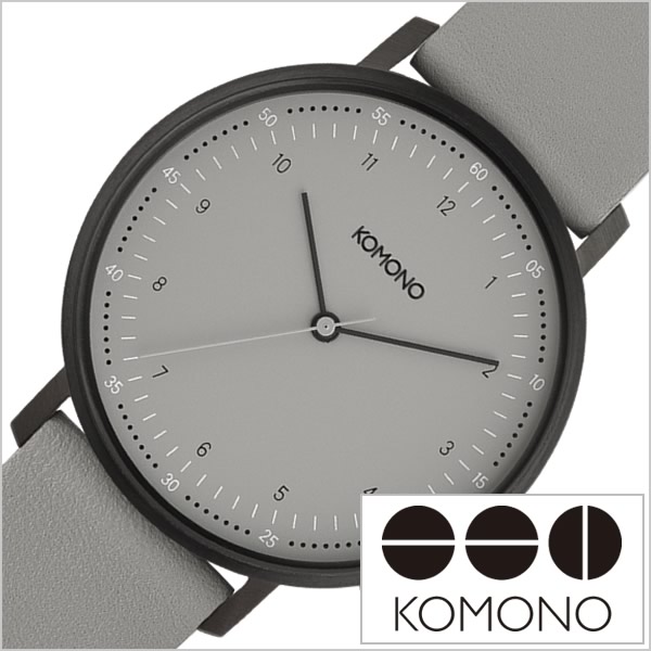 上質で快適 コモノ 腕時計 ルイス クールグレー Komono 時計 Lewis Cool Grey メンズ レディース ユニセックス グレー Kom W4054 正規品 人気 おすすめ ブランド ペアウォッチ カップル おそろい ファッション 革 レザー シンプル プレゼント ギフト 冬 数量限定